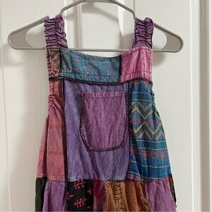Patchwork Overalls